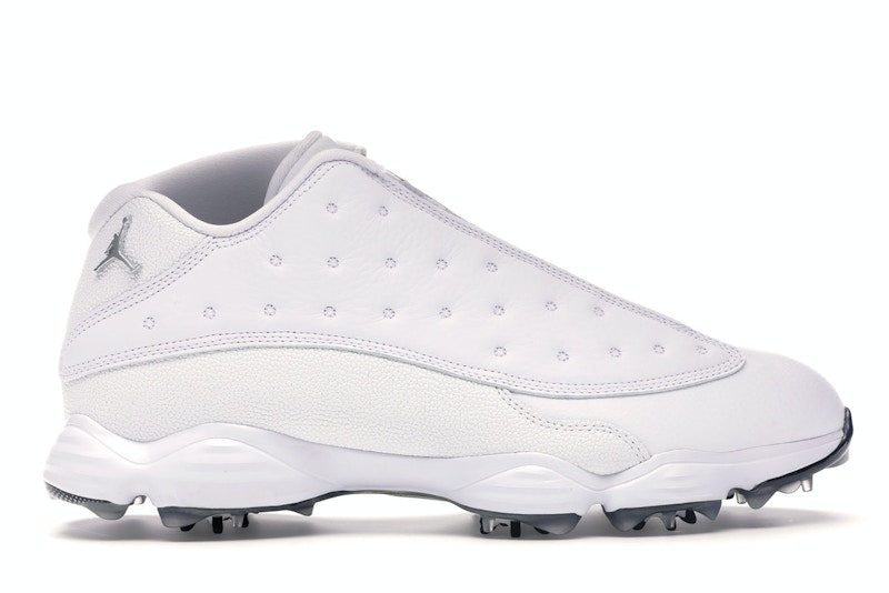 Jordan 13 Retro Golf Cleat White Black