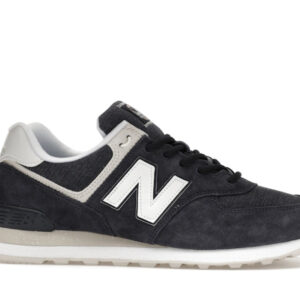 New Balance 574 Fleece Navy - Image 2