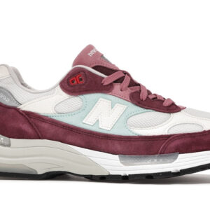 New Balance 992 Kith Kithmas Burgundy White - Image 2
