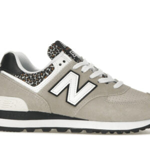 New Balance 574 Grey Black Leopard Print (Women's) - Image 2
