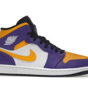 Jordan 1 Mid Lakers (2022) Men's - DQ8426-517 - US - Image 2