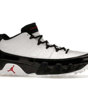 Jordan 9 Retro Low Golf White Black True Red - Image 2