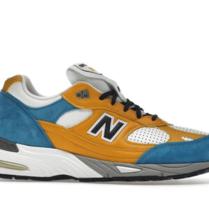 New Balance 991 MiUK SNS Blue Yellow - Image 2