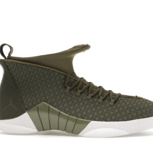 Jordan 15 Retro PSNY Woven Olive - Image 2