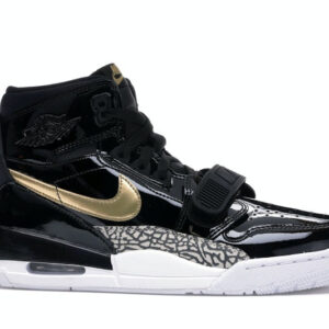 Jordan Legacy 312 Black Gold Patent - Image 2