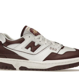 New Balance 550 White Burgundy - Image 2