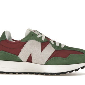 New Balance 327 Dark Green Red - Image 2