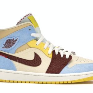 Jordan 1 Mid SE Fearless Maison Chateau Rouge - Image 2