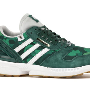 adidas ZX 8000 Bape Undefeated Green - Image 2