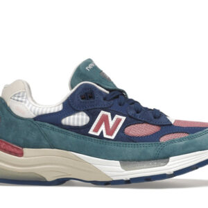 New Balance 992 Blue Teal Rose - Image 2