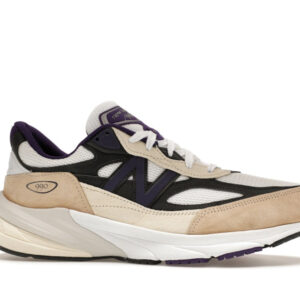 New Balance 990v6 MiUSA Teddy Santis White Black Plum - Image 2