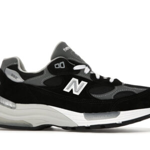 New Balance 992 Black Grey Suede - Image 2
