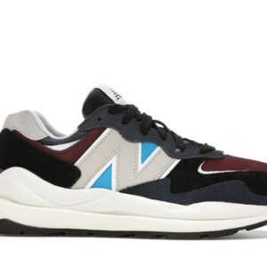 New Balance 57/40 Black Navy Burgundy - Image 2