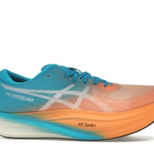 ASICS Metaspeed Sky+ Orange Pop Island Blue - Image 2