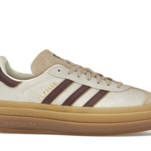 adidas Gazelle Bold Cream White Maroon (Women's) - Image 2