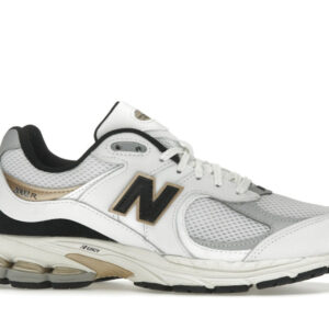 New Balance 2002R White Black Gold Metallic - Image 2