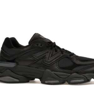 New Balance 9060 Triple Black Leather - Image 2