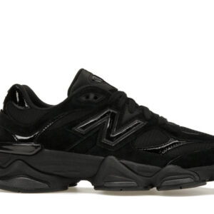 New Balance 9060 Triple Black Patent - Image 2
