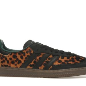 adidas Samba OG Black Green Leopard (Women's) - JI2735 - Image 3