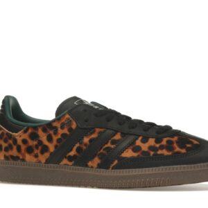 adidas Samba OG Black Green Leopard (Women's) - JI2735 - Image 4