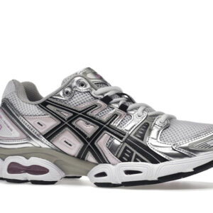 ASICS Gel-Nimbus 9 White Black Light Pink (Women's) - Image 5