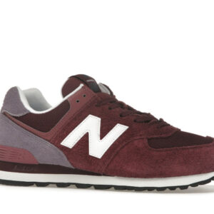 New Balance 574 Burgundy Purple Suede - Image 3