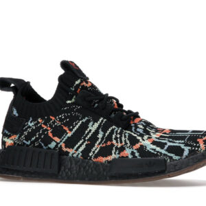 adidas NMD R1 Primeknit Black Multicolor - Image 3