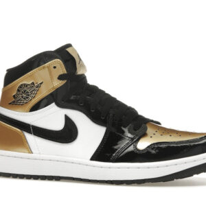 Jordan 1 Retro High Golf Patent Gold Toe - Image 4