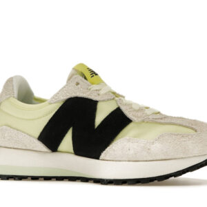 New Balance 327 White Black Grey Yellow (Women's) - Image 3