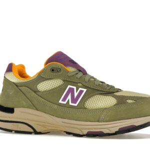 New Balance 993 MiUSA Teddy Santis Olive Leaf Maize - Image 3