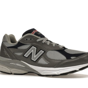 New Balance 990v3 MiUSA Elephant Grey Navy - Image 3