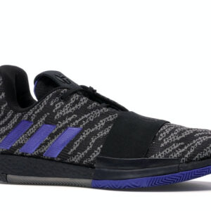 adidas Harden Vol. 3 Core Black Active Blue - Image 3