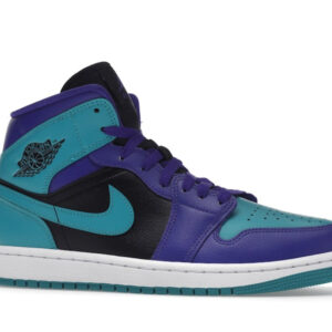 Jordan 1 Mid Black Grape (Women's) - Image 3