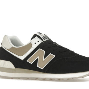 New Balance 574 Black Elephant Bone (Women's) - Image 3
