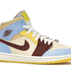 Jordan 1 Mid SE Fearless Maison Chateau Rouge - Image 3