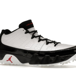 Jordan 9 Retro Low Golf White Black True Red - Image 3