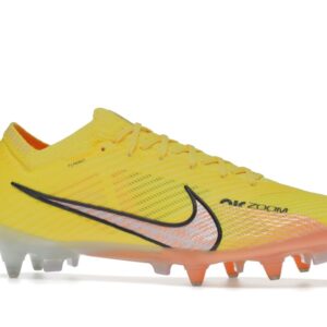 Nike Zoom Mercurial Vapor 15 Elite SG-Pro Anti-Clog Traction Yellow Strike Sunset Glow - Image 3