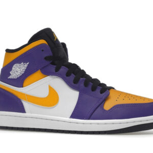 Jordan 1 Mid Lakers (2022) Men's - DQ8426-517 - US - Image 3
