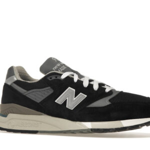 New Balance 998 MiUSA Black Silver - Image 3