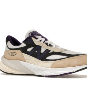 New Balance 990v6 MiUSA Teddy Santis White Black Plum - Image 3
