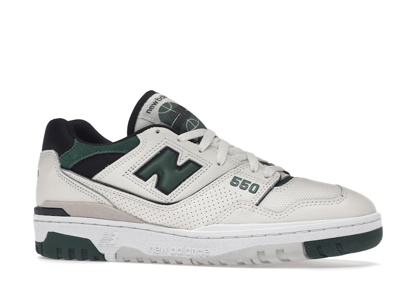 New Balance 550 Sea Salt Pine Green - Image 3