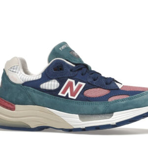 New Balance 992 Blue Teal Rose - Image 3