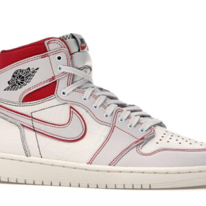 Jordan 1 Retro High Phantom Gym Red - Image 3