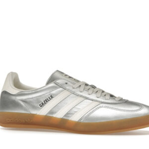 adidas Gazelle Indoor Silver Metallic Core White Men's - JR1206 - US - Image 4