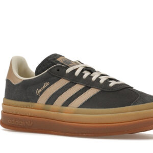 adidas Gazelle Bold Grey Magic Beige Gum (Women's) - Image 5