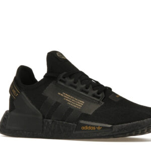 adidas NMD R1 V2 Black Gold Metallic - Image 4