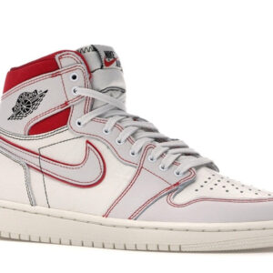 Jordan 1 Retro High Phantom Gym Red - Image 4