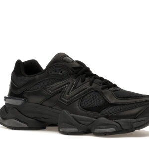New Balance 9060 Triple Black Leather - Image 4