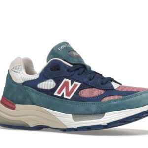 New Balance 992 Blue Teal Rose - Image 4