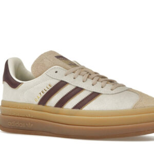 adidas Gazelle Bold Cream White Maroon (Women's) - Image 4